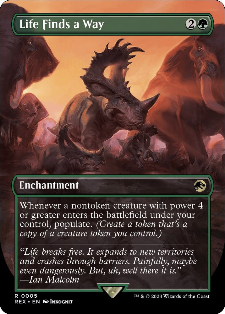Image for Life Finds a Way (Borderless) (5) [Universes Beyond: Jurassic World Collection]