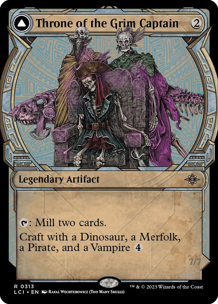 Image for Throne of the Grim Captain (Showcase) (313) [The Lost Caverns of Ixalan]