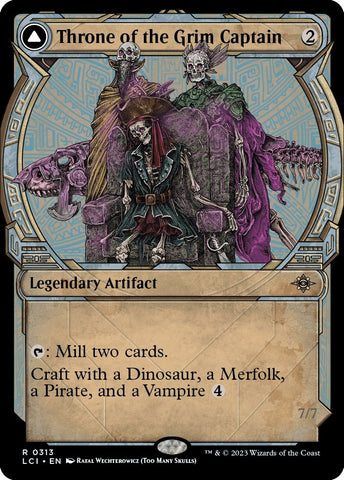 Image for Throne of the Grim Captain (Showcase) (313) [The Lost Caverns of Ixalan]