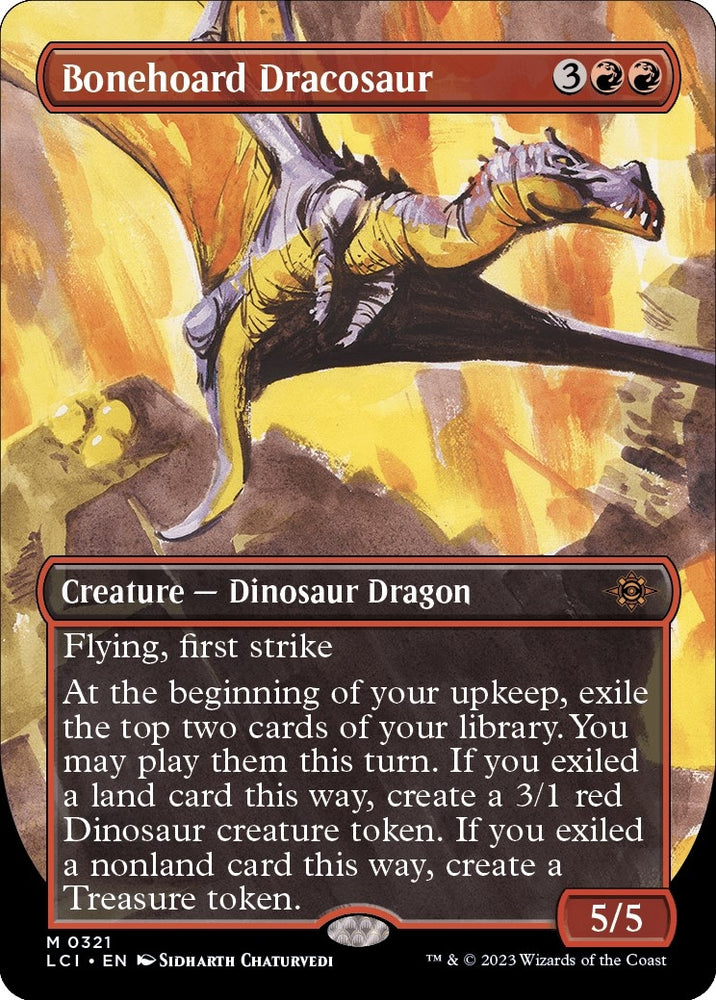 Image for Bonehoard Dracosaur (Borderless) (321) [The Lost Caverns of Ixalan]
