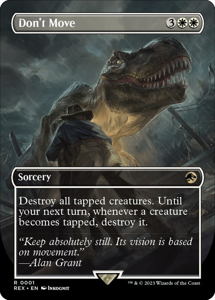 Image for Don't Move (Borderless) (1) [Universes Beyond: Jurassic World Collection]