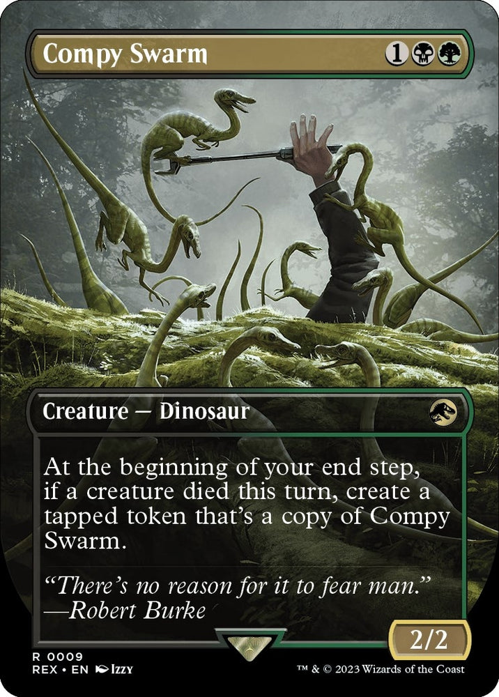 Image for Compy Swarm (Borderless) (9) [Universes Beyond: Jurassic World Collection]