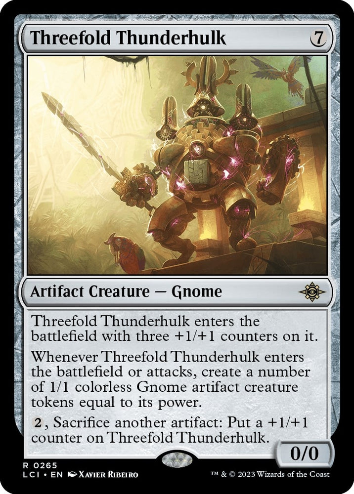 Image for Threefold Thunderhulk (265) [The Lost Caverns of Ixalan]