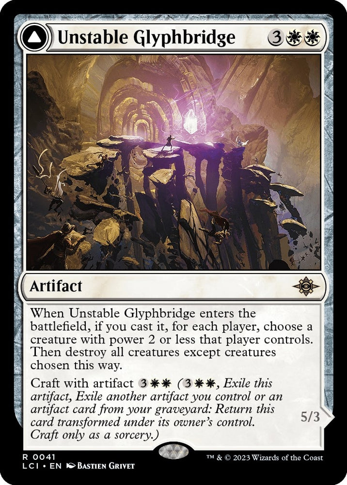 Image for Unstable Glyphbridge (41) [The Lost Caverns of Ixalan]