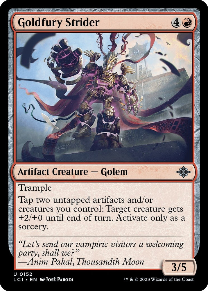 Image for Goldfury Strider (152) [The Lost Caverns of Ixalan]