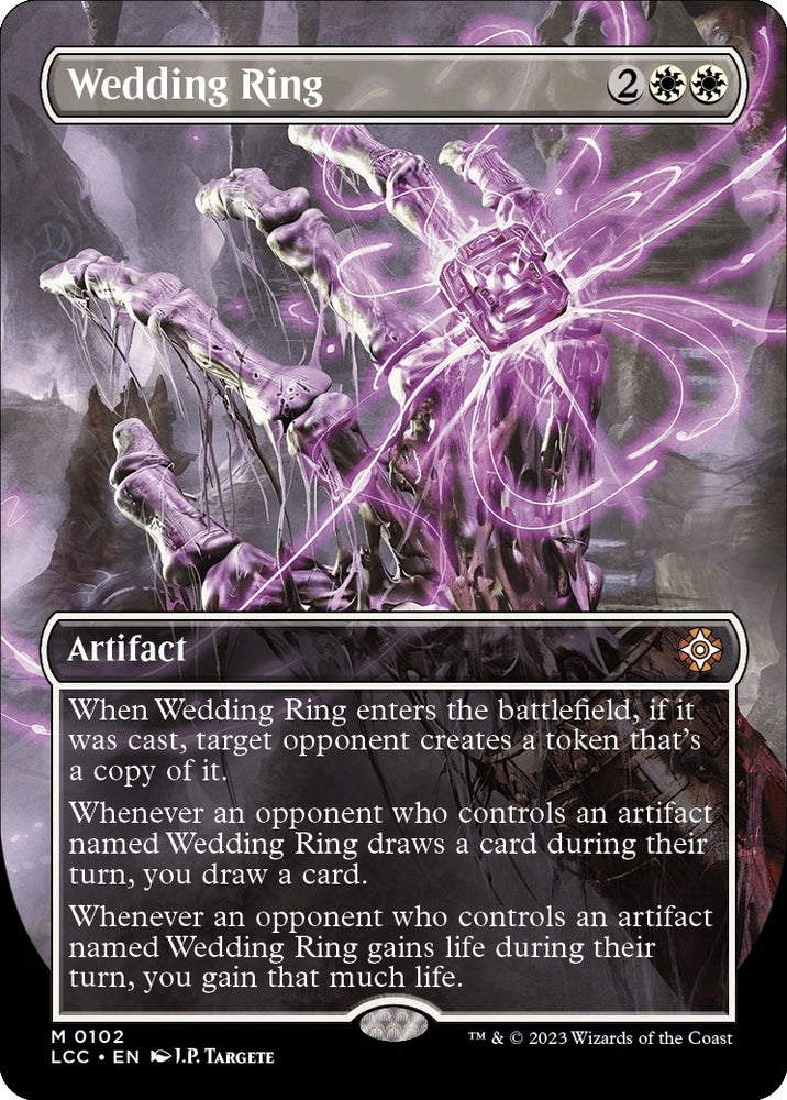Image for Wedding Ring (Borderless) (102) [Commander: The Lost Caverns of Ixalan]
