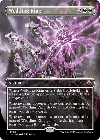 Image for Wedding Ring (Borderless) (102) [Commander: The Lost Caverns of Ixalan]