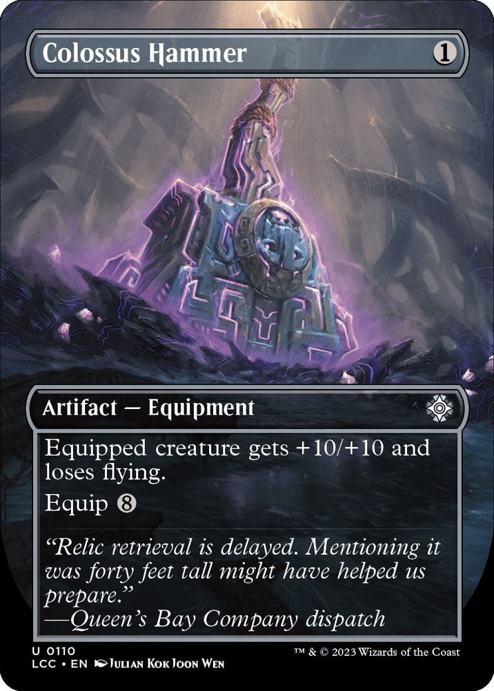 Image for Colossus Hammer (Borderless) (110) [Commander: The Lost Caverns of Ixalan]