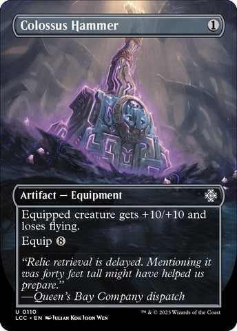 Image for Colossus Hammer (Borderless) (110) [Commander: The Lost Caverns of Ixalan]