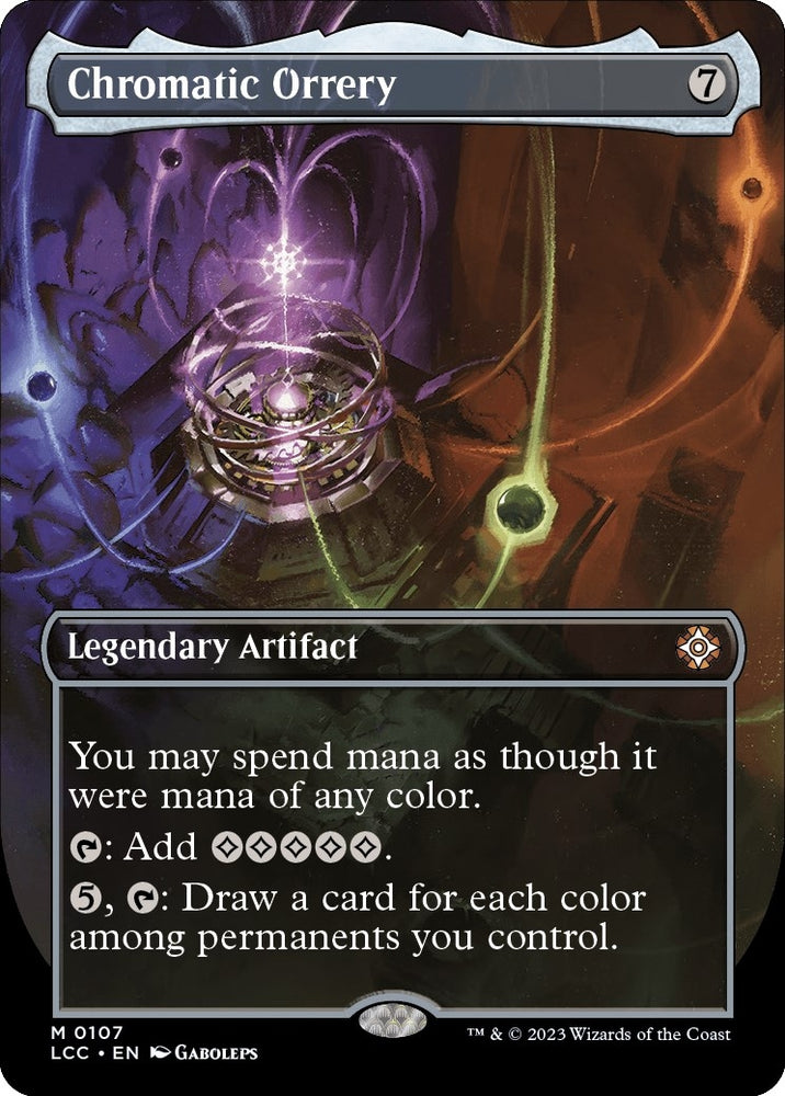 Image for Chromatic Orrery (Borderless) (107) [Commander: The Lost Caverns of Ixalan]