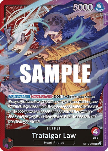 Image for Trafalgar Law (001) (ST10-001) - One Piece Card Game