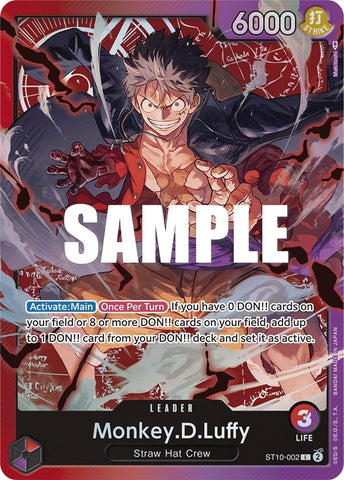 Monkey.D.Luffy (002) (ST10-002) (ST-10)