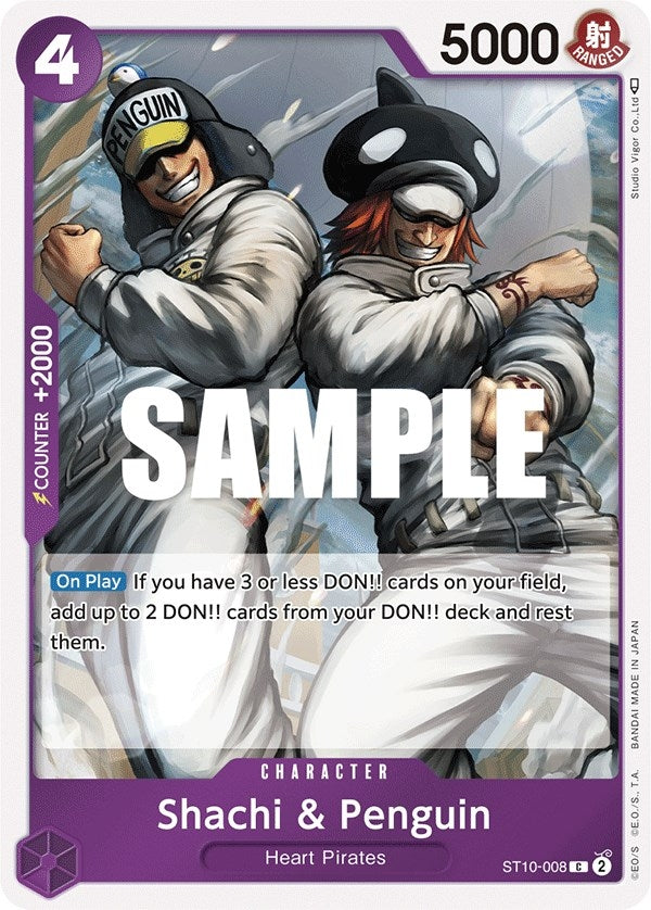 Image for Shachi & Penguin (ST10-008) - One Piece Card Game