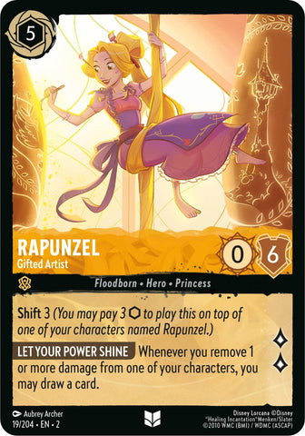 Image for Rapunzel - Gifted Artist (19/204) - Disney Lorcana