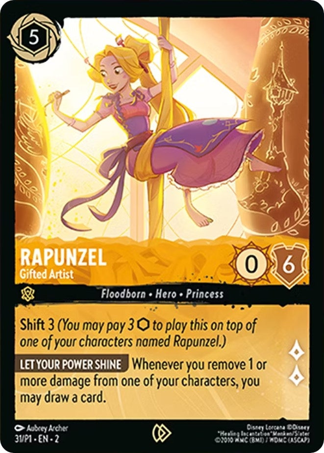 Image for Rapunzel - Gifted Artist (31) [Disney Lorcana Promo Cards]