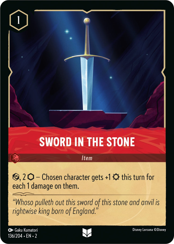 Image for Sword in the Stone (136/204) - Disney Lorcana