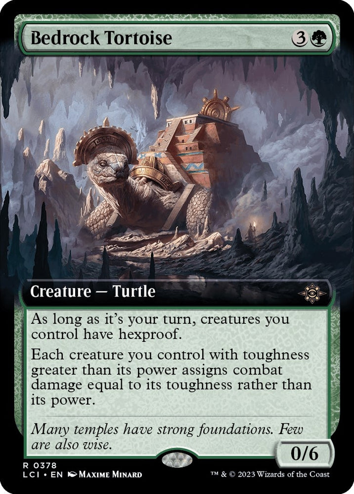 Image for Bedrock Tortoise (Extended Art) (378) [The Lost Caverns of Ixalan]