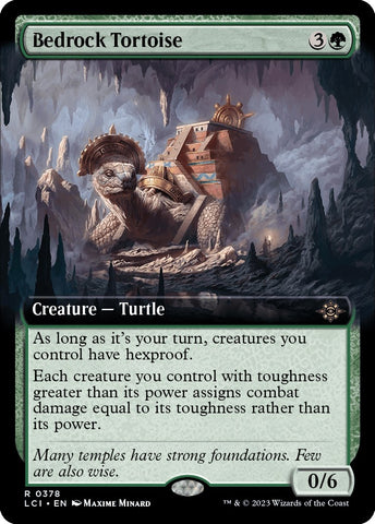 Image for Bedrock Tortoise (Extended Art) (378) [The Lost Caverns of Ixalan]