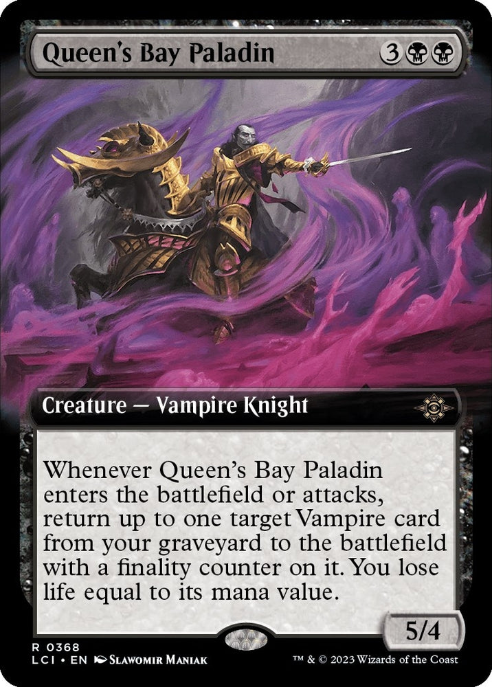 Image for Queen's Bay Paladin (Extended Art) (368) [The Lost Caverns of Ixalan]