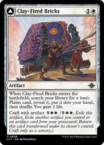 Image for Clay-Fired Bricks (6) [The Lost Caverns of Ixalan]