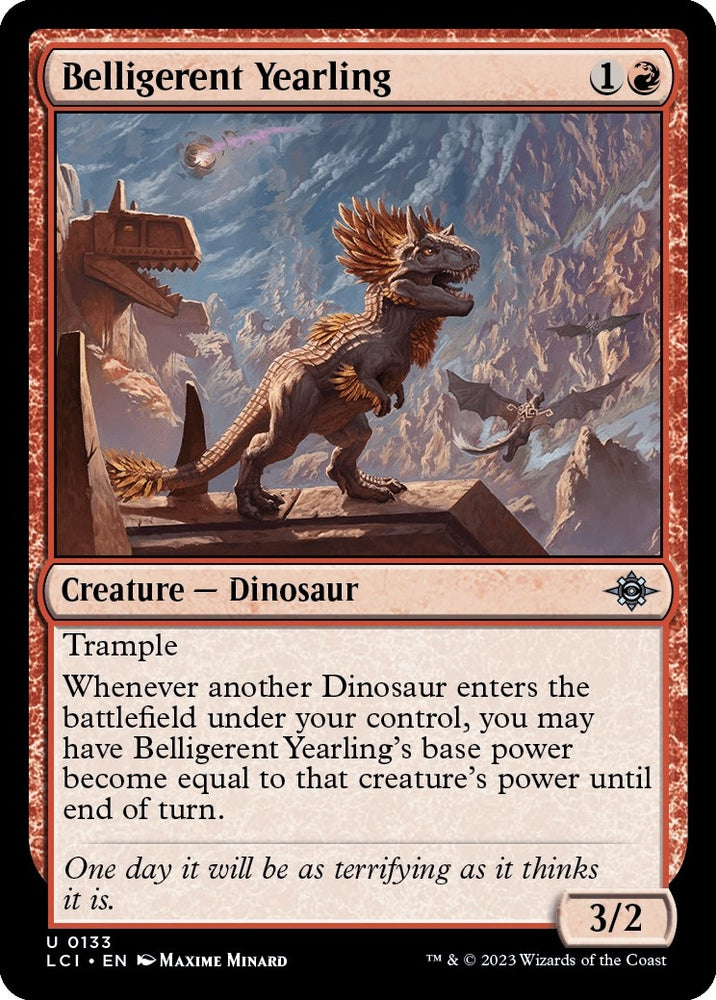 Image for Belligerent Yearling (133) [The Lost Caverns of Ixalan]