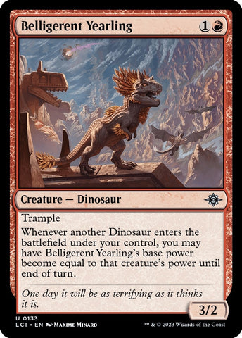 Image for Belligerent Yearling (133) [The Lost Caverns of Ixalan]