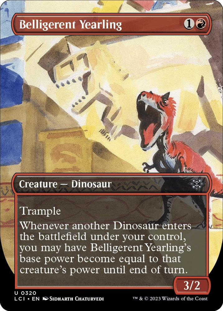 Image for Belligerent Yearling (Borderless) (320) [The Lost Caverns of Ixalan]