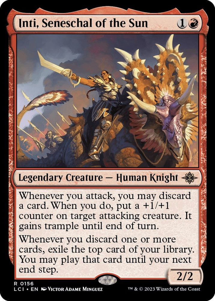 Image for Inti, Seneschal of the Sun (156) [The Lost Caverns of Ixalan]