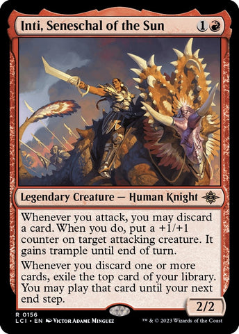 Image for Inti, Seneschal of the Sun (156) [The Lost Caverns of Ixalan]