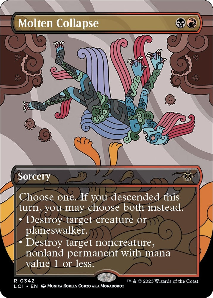 Image for Molten Collapse (Borderless) (342) [The Lost Caverns of Ixalan]