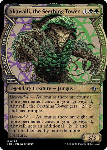 Image for Akawalli, the Seething Tower (Showcase) (298) [The Lost Caverns of Ixalan]