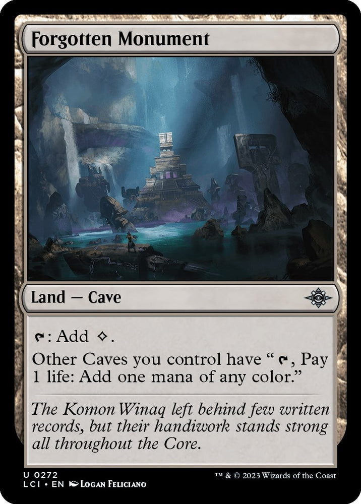 Image for Forgotten Monument (272) [The Lost Caverns of Ixalan]