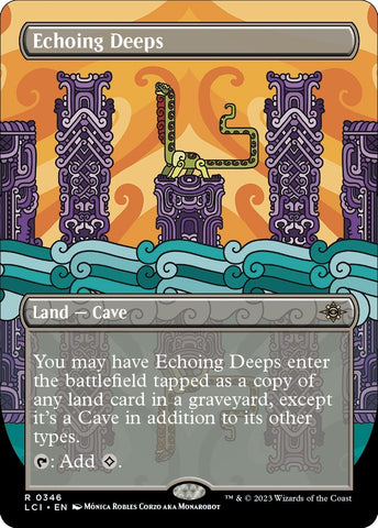 Image for Echoing Deeps (Borderless) (346) [The Lost Caverns of Ixalan]