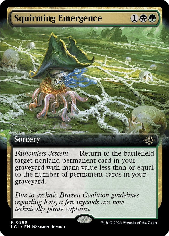 Image for Squirming Emergence (Extended Art) (386) [The Lost Caverns of Ixalan]