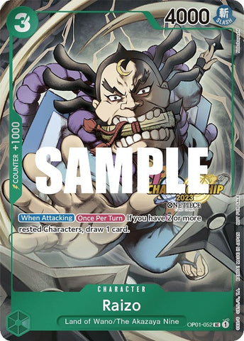Image for Raizo (CS 2023 Event Pack) (OP01-052) - One Piece Card Game