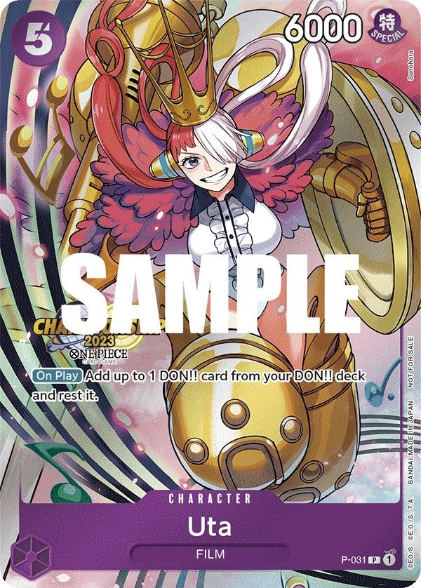 Image for Uta (CS 2023 Event Pack) (P-031) (One Piece Promotion Cards) - One Piece Card Game