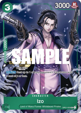 Izo (CS 2023 Celebration Pack) (OP01-033) (One Piece Promotion Cards)