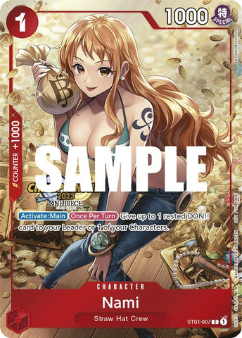 Nami (CS 2023 Celebration Pack) (ST01-007) (One Piece Promotion Cards)
