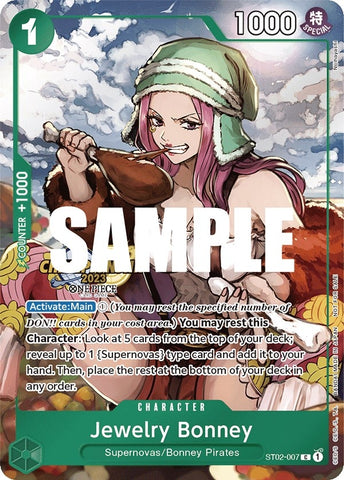 Jewelry Bonney (CS 2023 Celebration Pack) (ST02-007) (One Piece Promotion Cards)