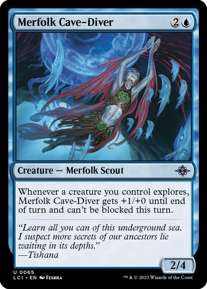 Image for Merfolk Cave-Diver (65) [The Lost Caverns of Ixalan]