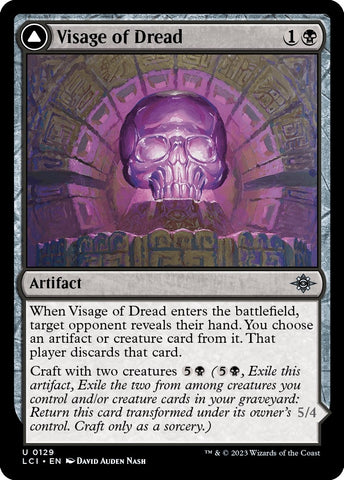Image for Visage of Dread (129) [The Lost Caverns of Ixalan]