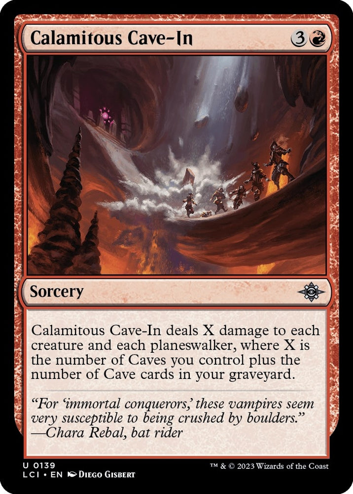 Image for Calamitous Cave-In (139) [The Lost Caverns of Ixalan]