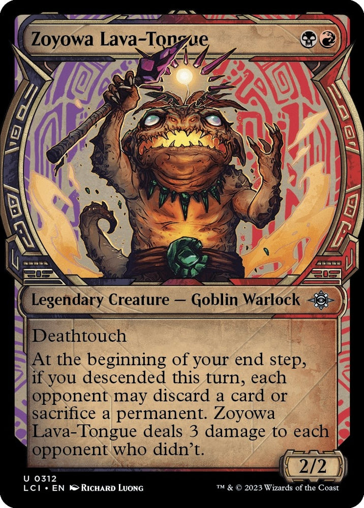 Image for Zoyowa Lava-Tongue (Showcase) (312) [The Lost Caverns of Ixalan]