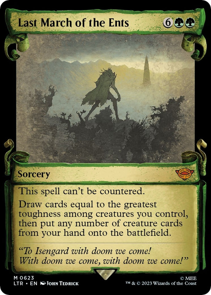 Image for Last March of the Ents (Showcase Scrolls) (623) [Universes Beyond: The Lord of the Rings: Tales of Middle-earth]