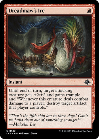 Image for Dreadmaw's Ire (147) [The Lost Caverns of Ixalan]
