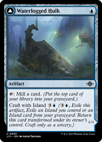Image for Waterlogged Hulk (83) [The Lost Caverns of Ixalan]