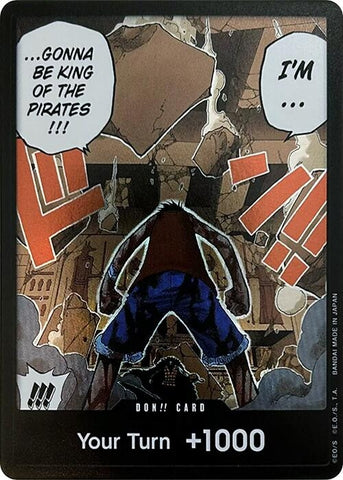 DON!! Card (Luffy vs. Crocodile) (Devil Fruits Collection Vol. 1) (One Piece Promotion Cards)