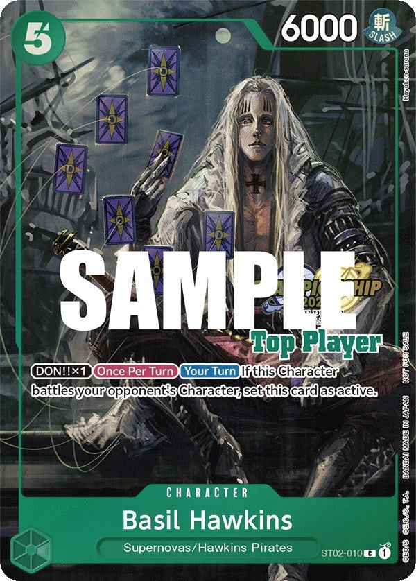 Basil Hawkins (CS 2023 Top Players Pack) (ST02-010) (One Piece Promotion Cards)