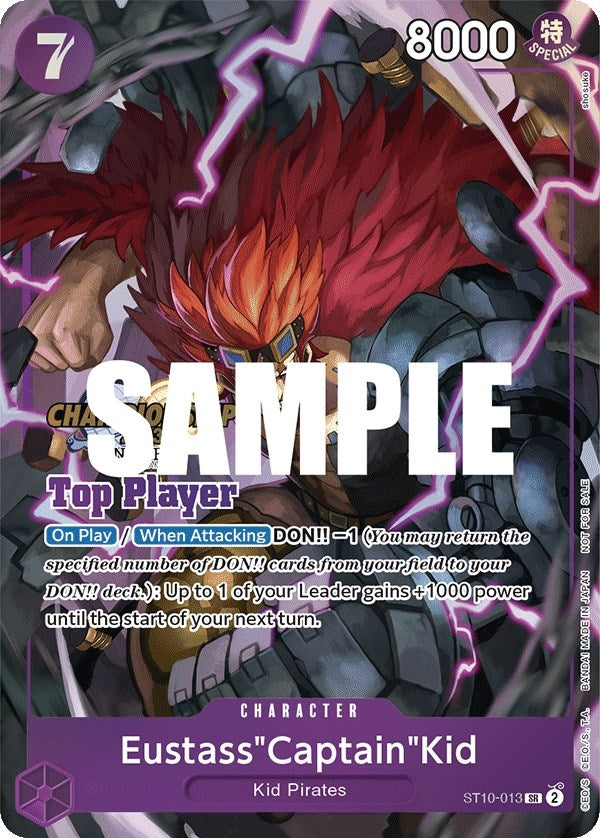 Eustass"Captain"Kid (CS 2023 Top Players Pack) (ST10-013) (One Piece Promotion Cards)