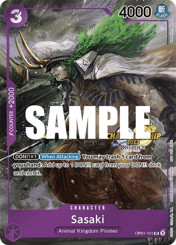 Image for Sasaki (CS 2023 Event Pack Finalist Ver.) (OP01-101) - One Piece Card Game